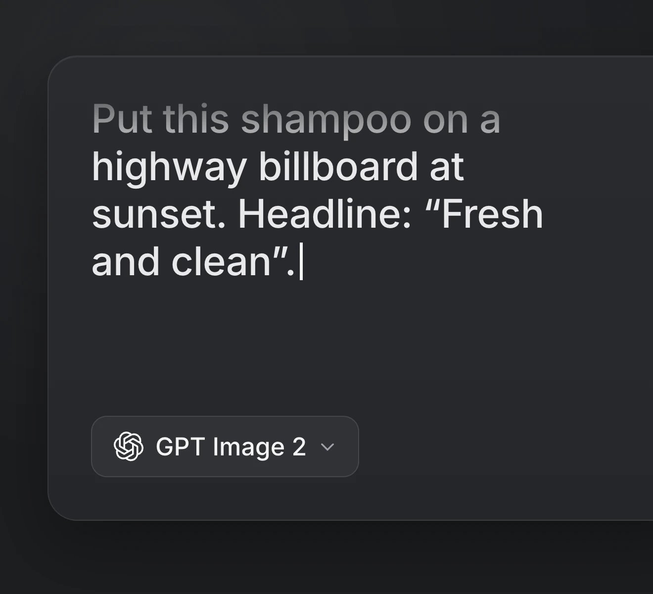 Write the Prompt