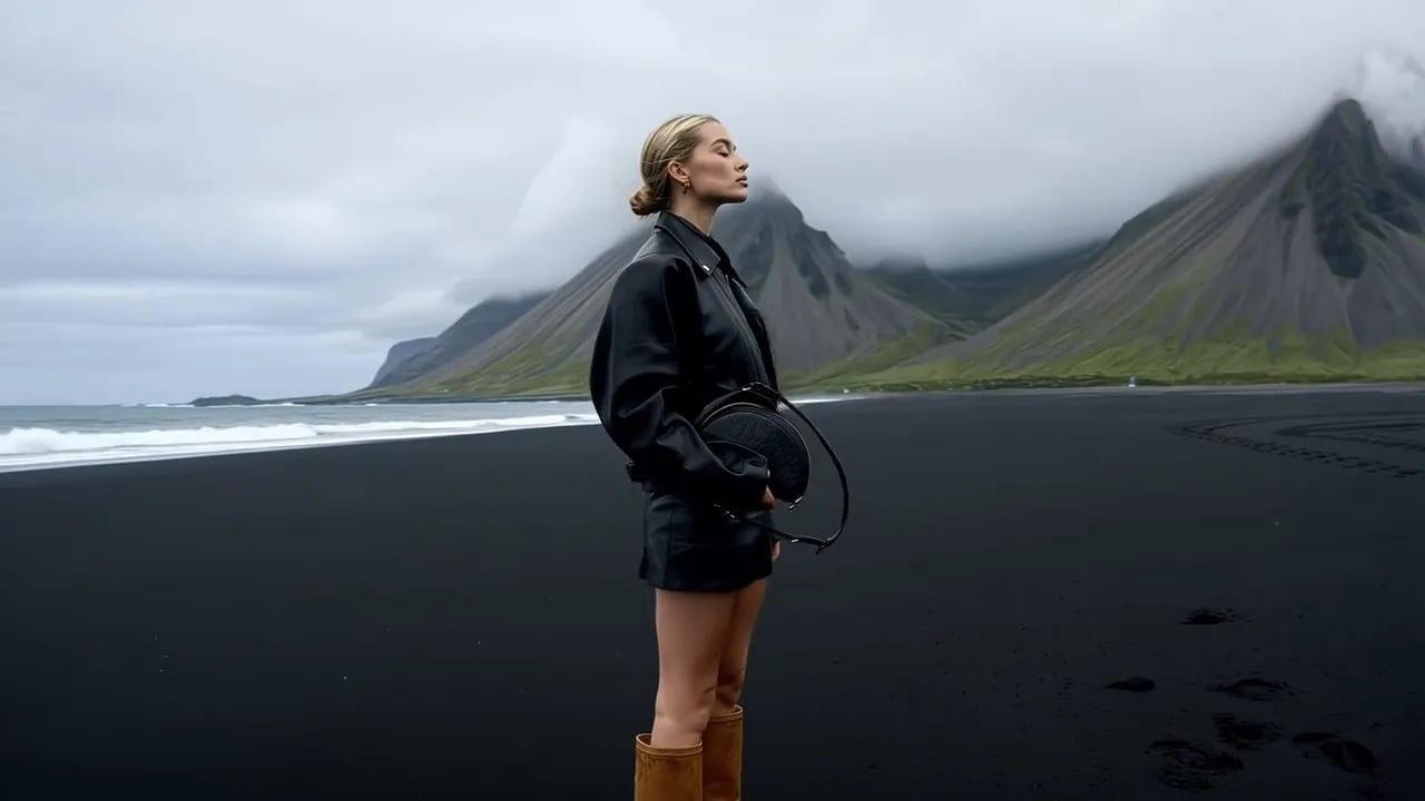 ファッションとルックブック映像